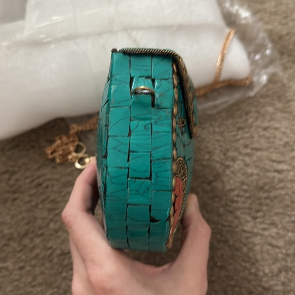 Ramla Jewel Bag Mosaic Tiles Handmade in Morocco - Picture 4 of 10